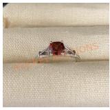 10kw Garnet Ring