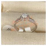 14kw Prius Center Diamond Ring