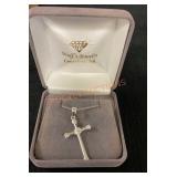 Sterling Plain Silver Cross