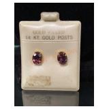 14kt Gold Post Earrings
