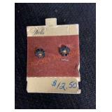 Gold Post Back Earrings