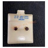 14kt Gold Post Earrings