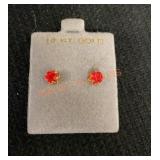 14kt Gold Post Earrings