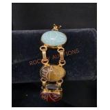 Gold Scarab Bracelet