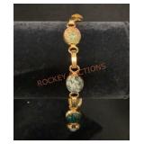 Gold Scarab Bracelet
