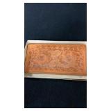 Leather Check Holder