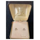 12kt Gold Post Earrings