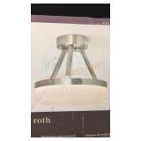 Allen and Roth Semi-Flushmount Ceiling Fixture