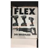 Flex Drills, Saw, and Flashlight Set