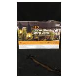 LED Flame Effect String Lights