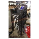 12pc Plastic Stackable Chairs