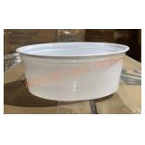Case Of 500 8oz White Deli Containers