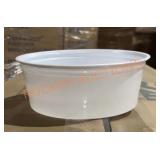Case Of 500 8oz White Deli Containers
