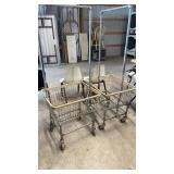 2 Rolling Laundromat Baskets
