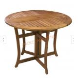 48" Round Folding Eucalyptus Table
