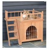 Wooden Cat House