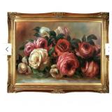 Pierre Auguste Renoir Doscarded Roses Painting