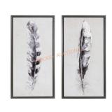 Wall Decor-2ct Feathers