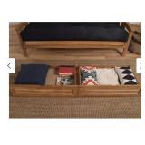 Porch and Den Dent Full Sixe Futon Storage Drawers