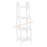 4-Tier Ladder Shelf-white