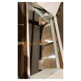 71"x31.5" Gold Mirror