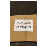 Solar Panel & AC Adapter