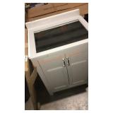 Vanity Sink and Mirror Set