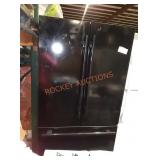 Refrigerator (black) 68"h 36"w 28"d