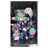 Bin Lot of Miscellaneous Household Items