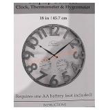 FirsTime shipman outdoor clock