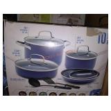 Blue diamond cookware