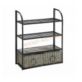 Windsor storage unit with 2 drawers