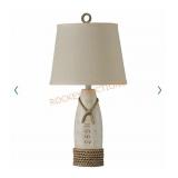 Polyresin table lamp