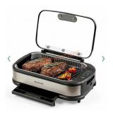 Power-XL smokeless grill family size(black in
