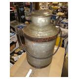 Metal milk jug