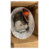 18.5" Gray Table Lamp