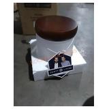 Scott Living frosted glass jar