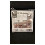 Set Of 6 Storage Bins