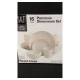 16pc. Porcelain Dinnerware Set