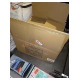 Box of clothes hangers