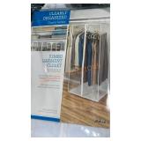 Clearly Organized Jumbo Garment Closet