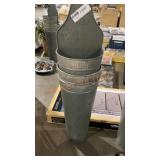 3ct. 21" Decorative Metal Vase