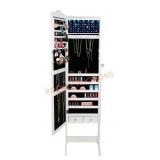 Standing Lighted Jewelry Armoire