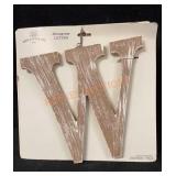 Bee & Willow Monogram Letter W