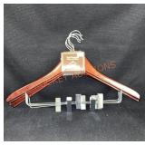 Set Of Four Wood Suit Hangers