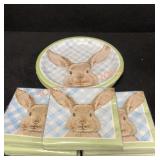 Bunny Paper Plates&napkins