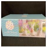 Set Of 3 Ceramic Bunnies
