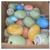 Easter Monogrammed Ceramic Egg Lights