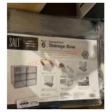 6 Storage Bins