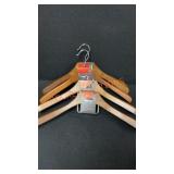 4ct. Wooden Coat Hanger